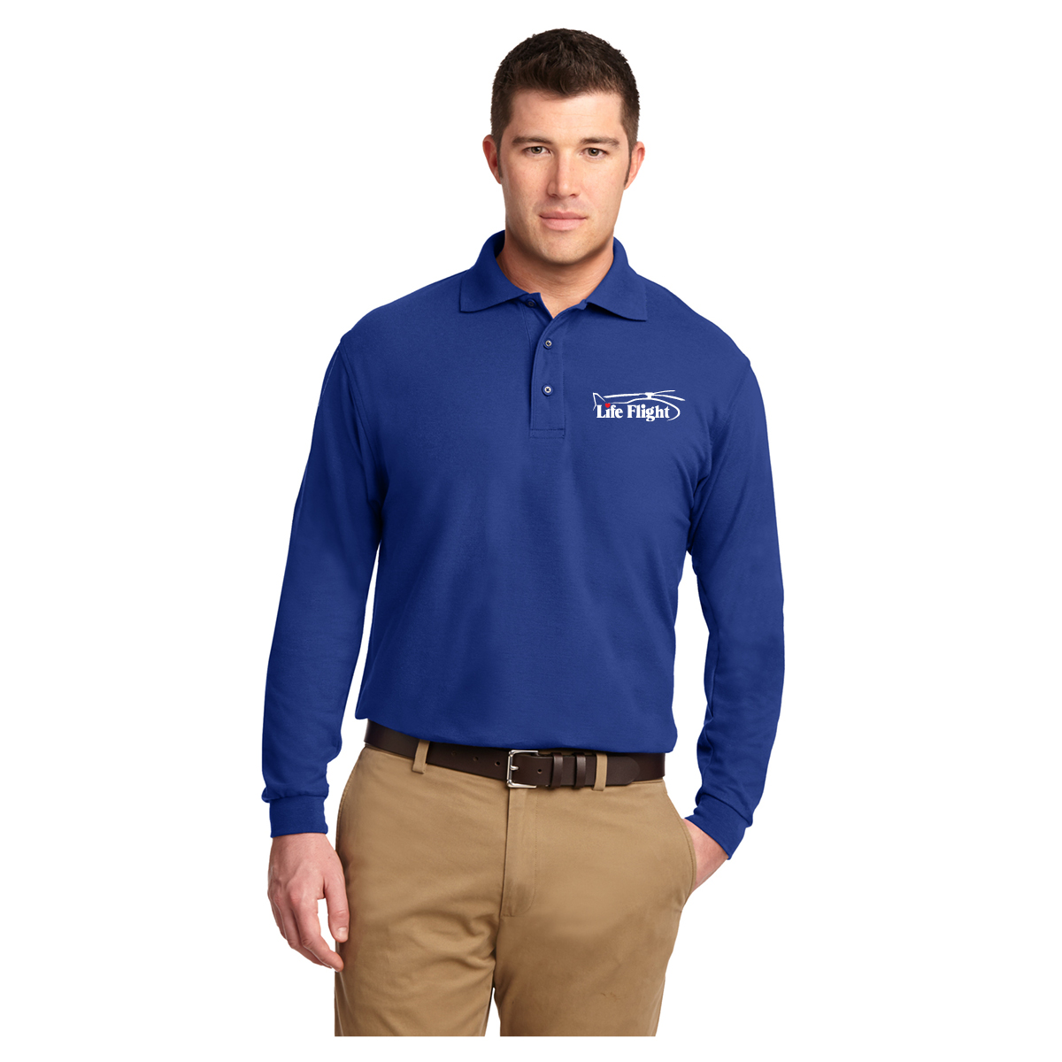 LONG SLEEVE POLO - Image 3