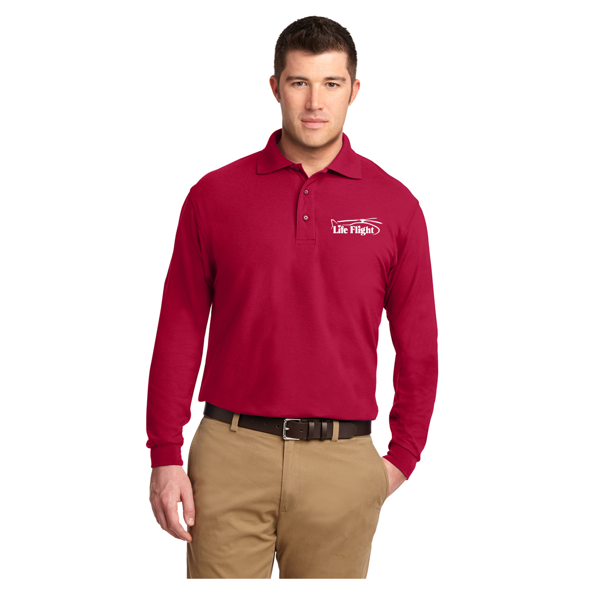 LONG SLEEVE POLO - Image 2