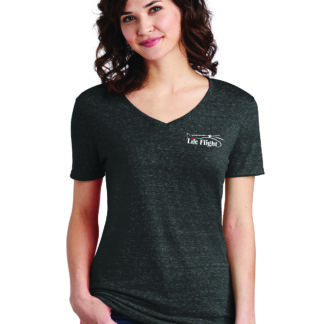 LADIES V-NECK SHORT SLEEVE T-SHIRT