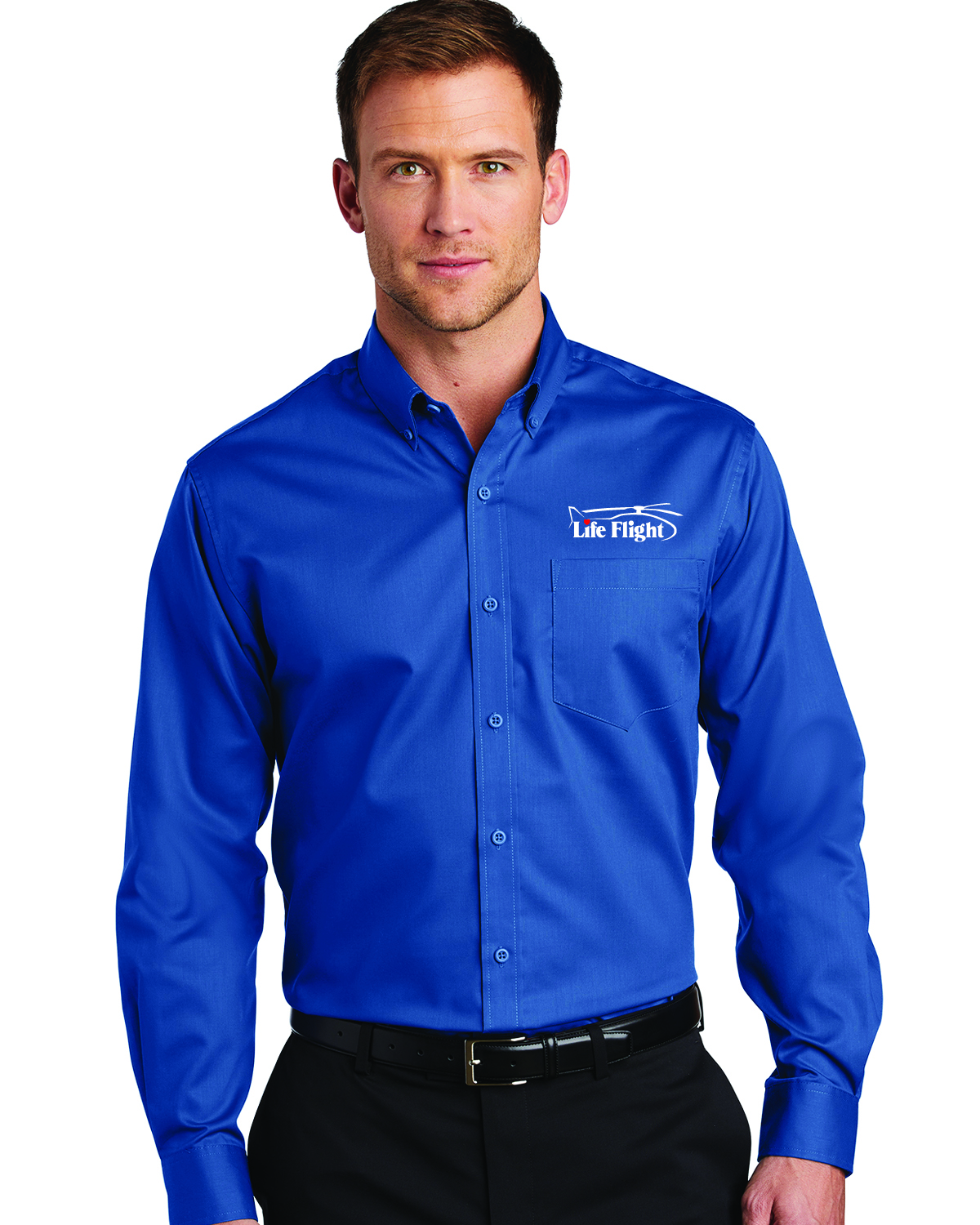 LONG SLEEVE TWILL SHIRT - Image 3